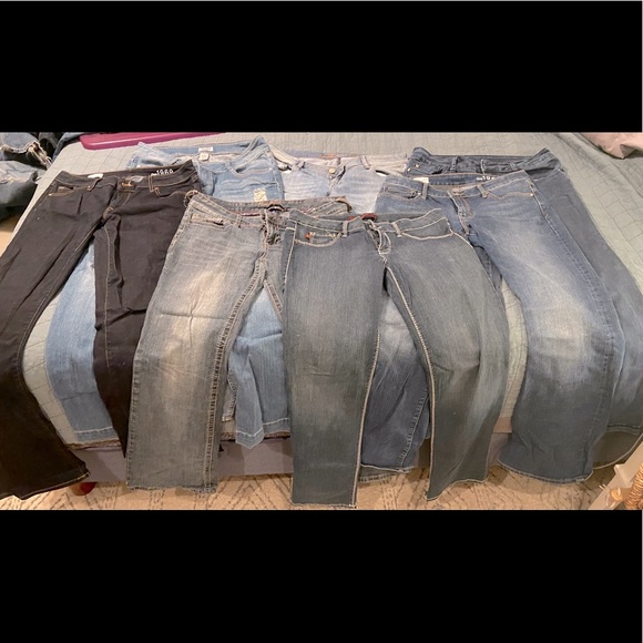 7 jean bundle. Several brands - Picture 1 of 16
